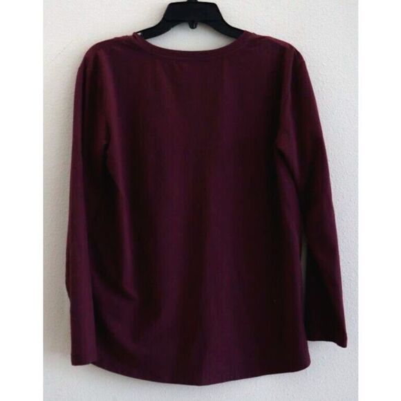 Athleta Women's Sz Small Purple Renew Seamless Long Sleeve V-Neck Shirt - Picture 2 of 8